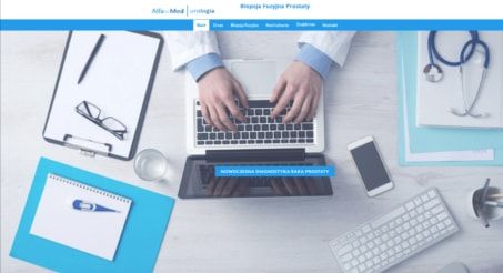 Projekt: Przychodnia - projekt strony