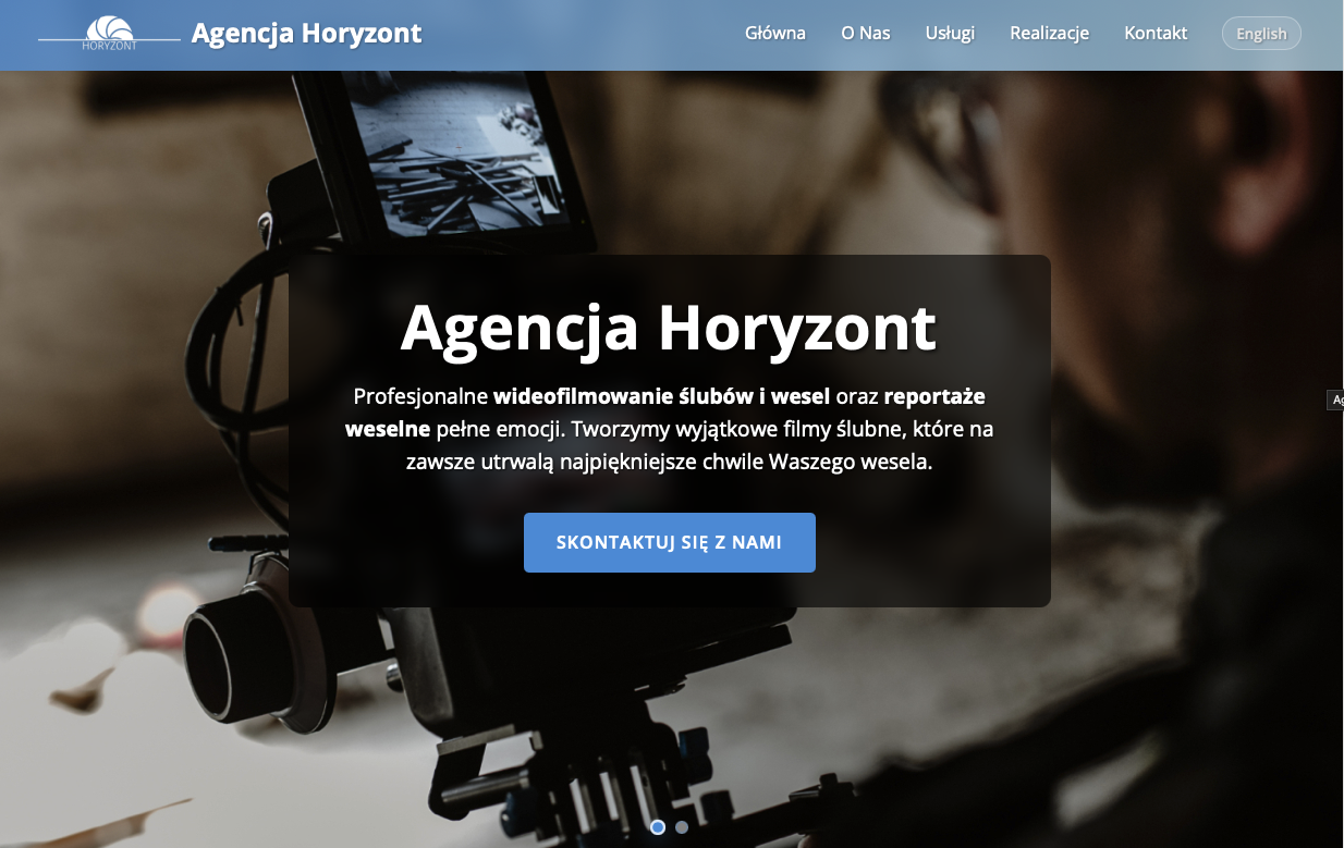 Strony one-page Bydgoszcz – przykład responsywnej strony one-page dla agencji